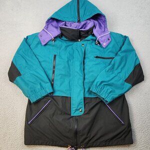 Vtg 90's London Fog Adult Large Jacket Coat Parka Removable Thinsulate Lining
